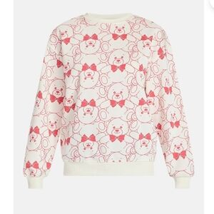 Women's Teddy Bear Graphic Fleece Sweatshirt